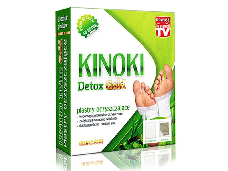 KINOKI Detox Gold - plastry oczyszczające 10szt